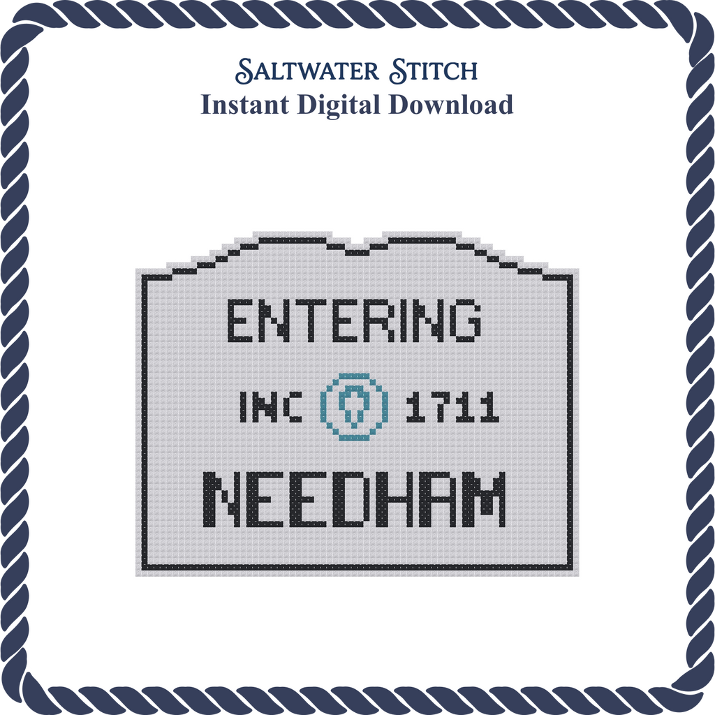 MA Welcome Sign - Needham