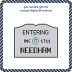 MA Welcome Sign - Needham
