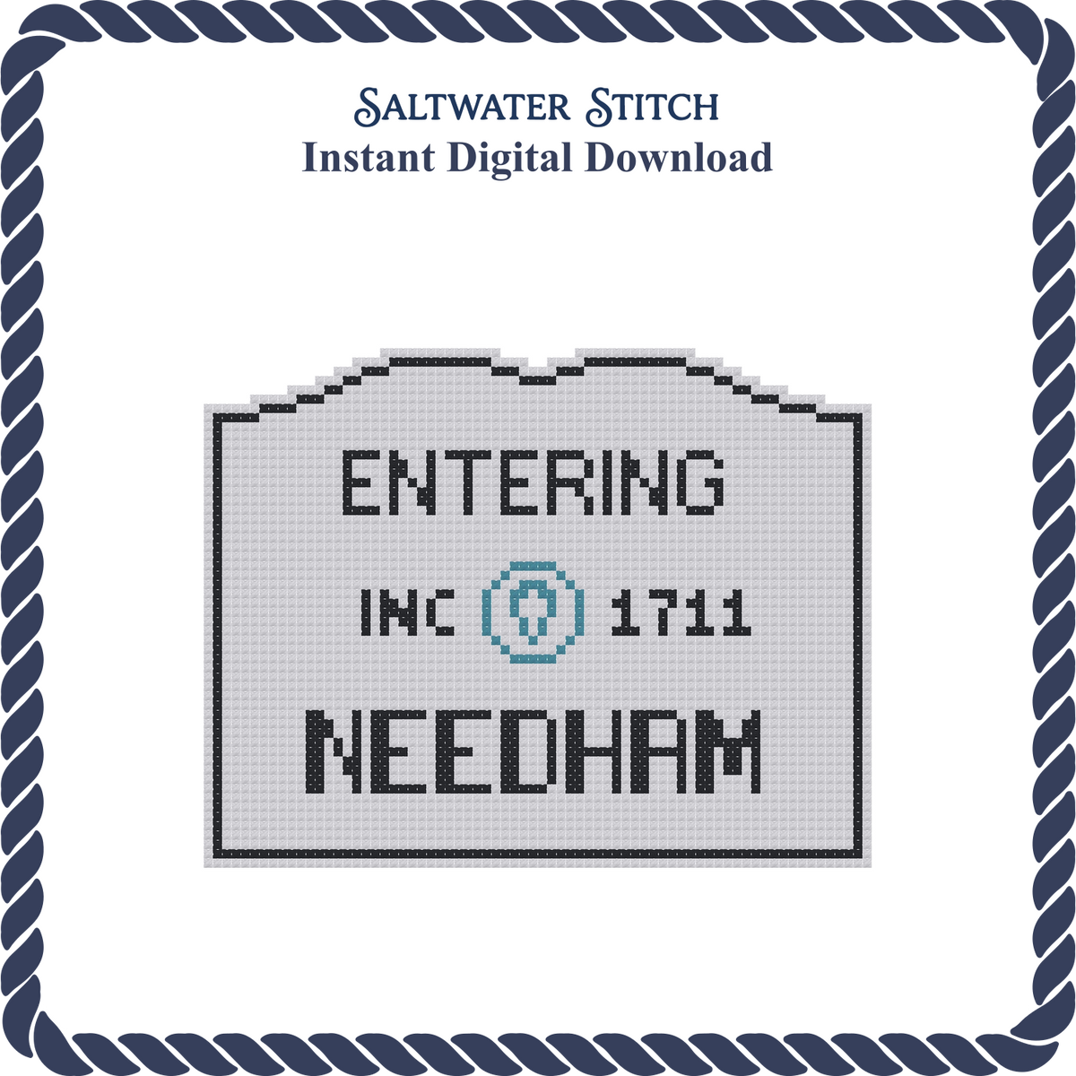 MA Welcome Sign - Needham