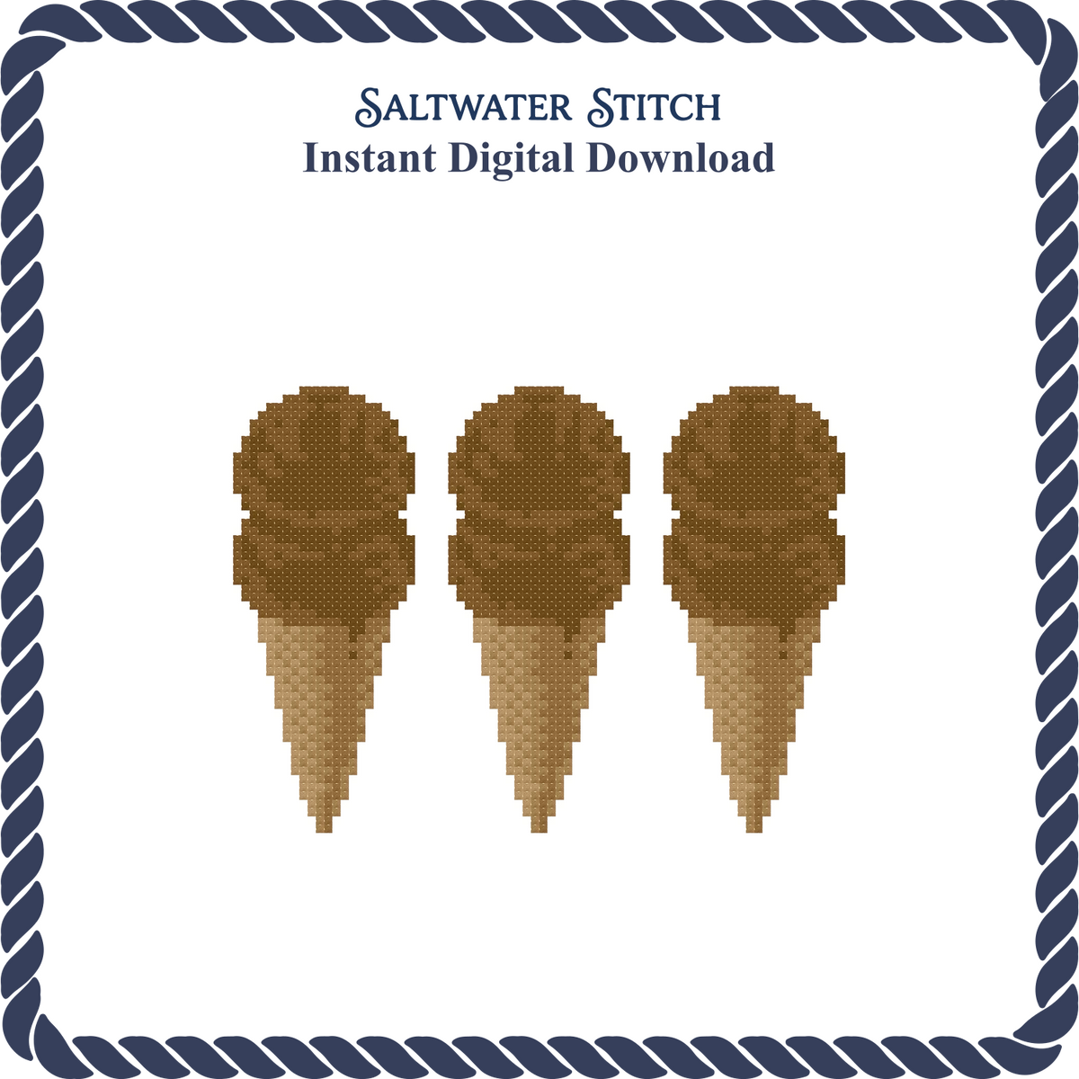3 Cones Chocolate