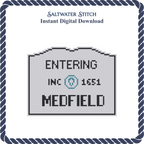 MA Welcome Sign - Medfield