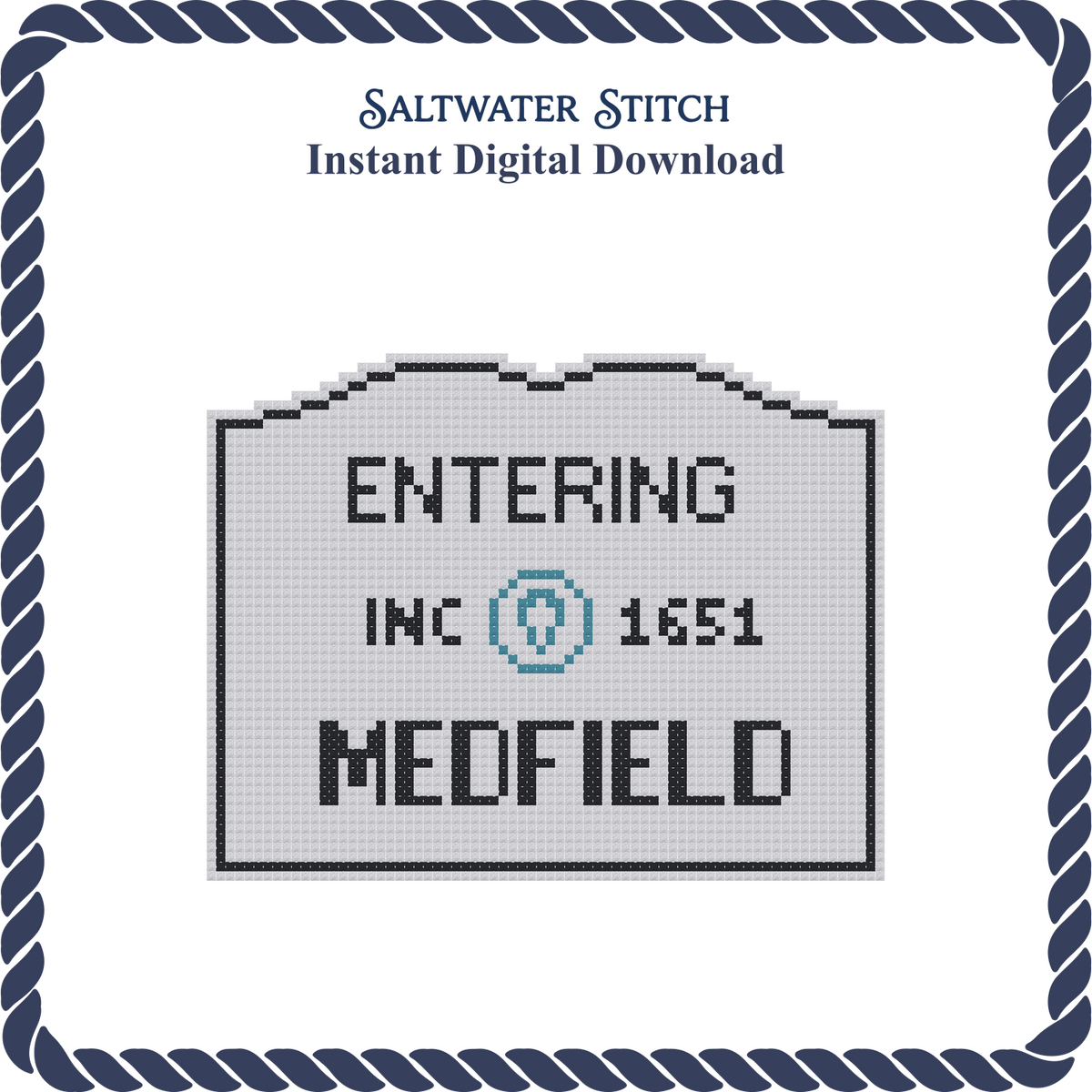 MA Welcome Sign - Medfield