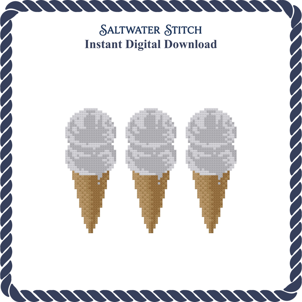 3 Cones Vanilla