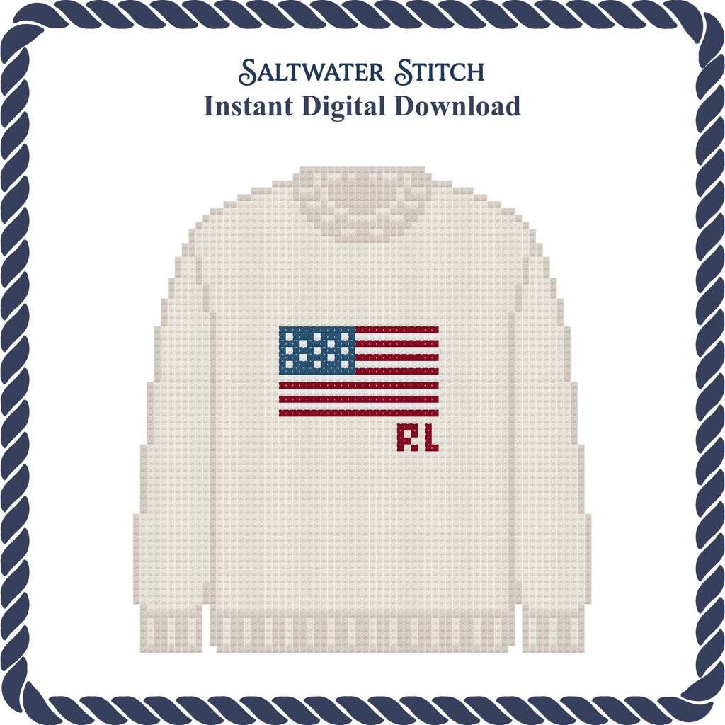 USA Sweater (Cream)
