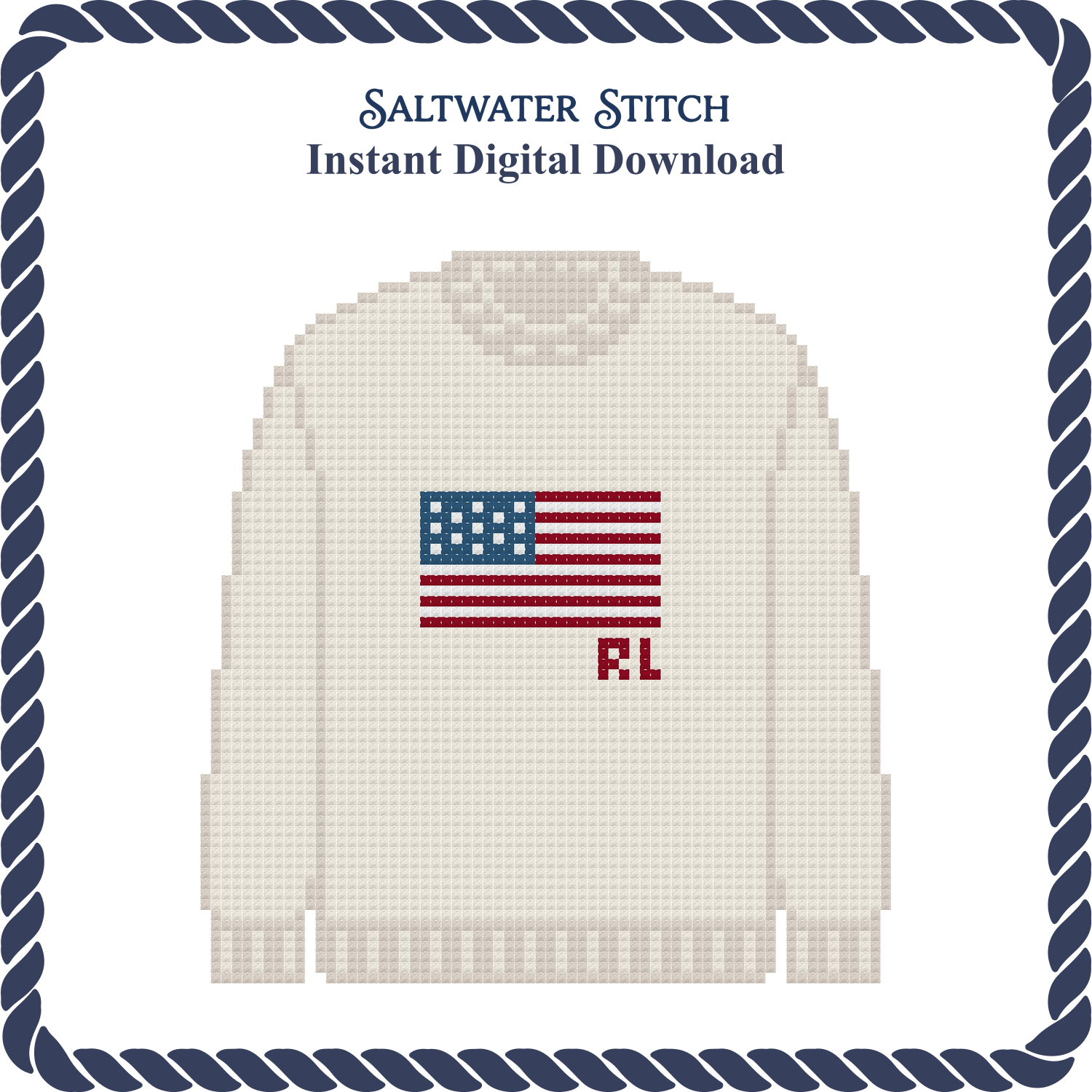USA Sweater (Cream)