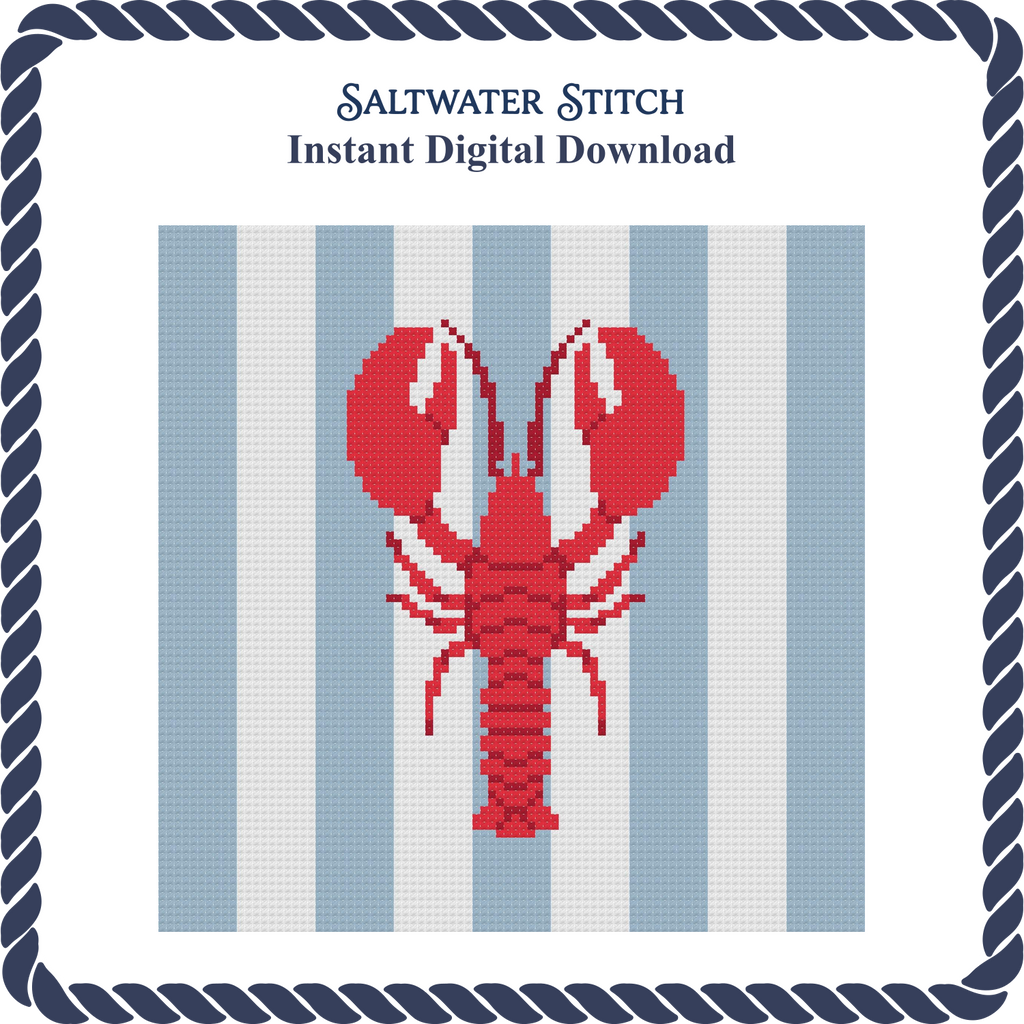 Lobster on Stripes
