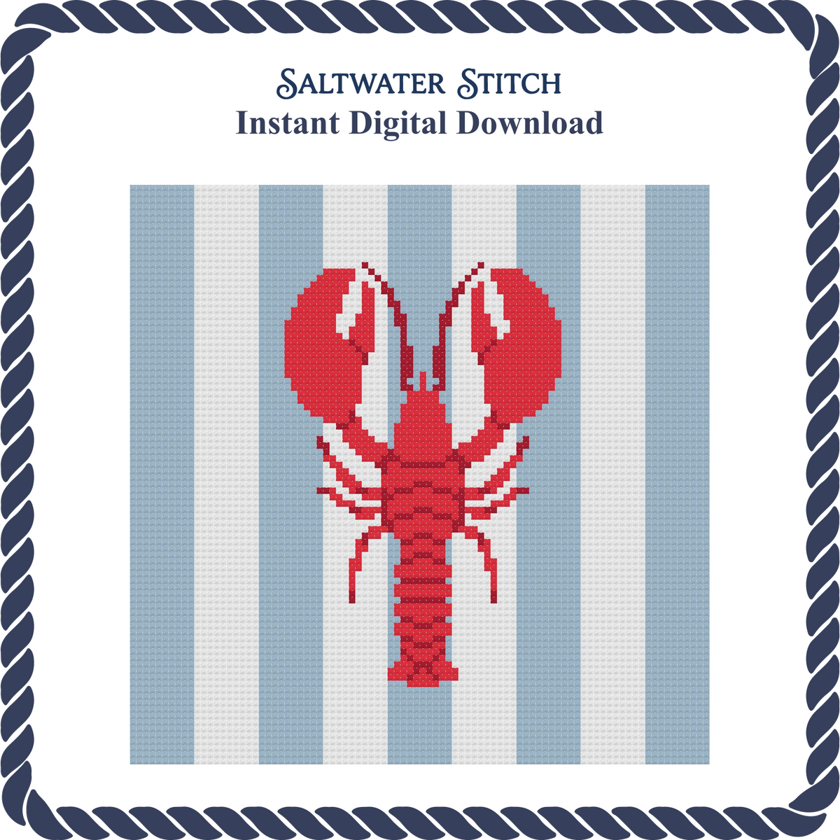 Lobster on Stripes