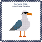 Seagull Wearing Sunglasses