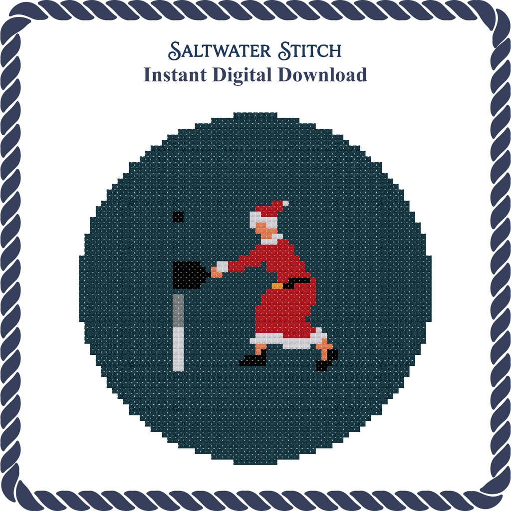Mrs. Claus Playing Pickleball Ornament