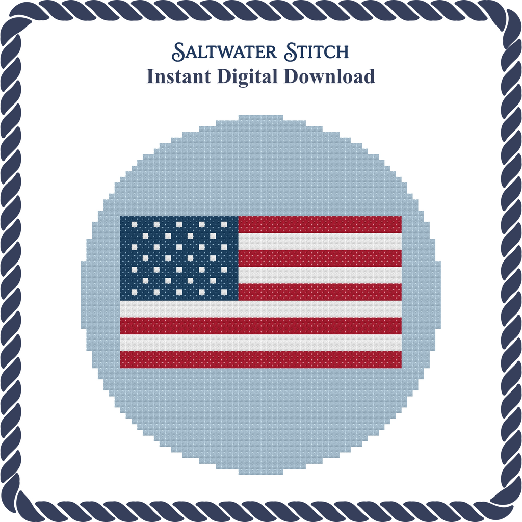 American Flag Ornament