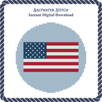 American Flag Ornament