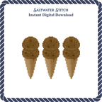 3 Cones Choco Chip