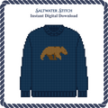 Bear Sweater (Navy)