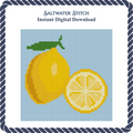 Lemon on Blue