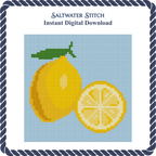 Lemon on Blue