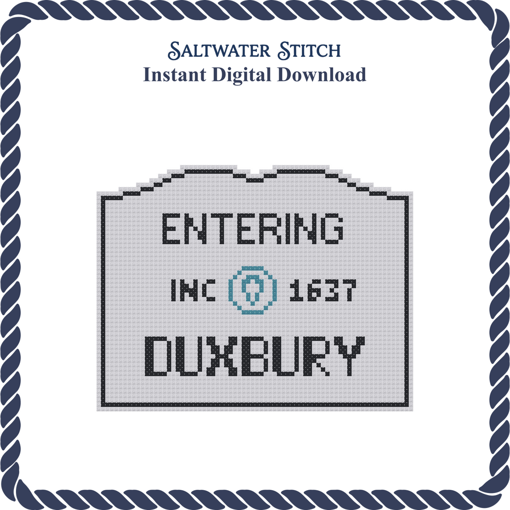 MA Welcome Sign - Duxbury
