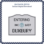 MA Welcome Sign - Duxbury