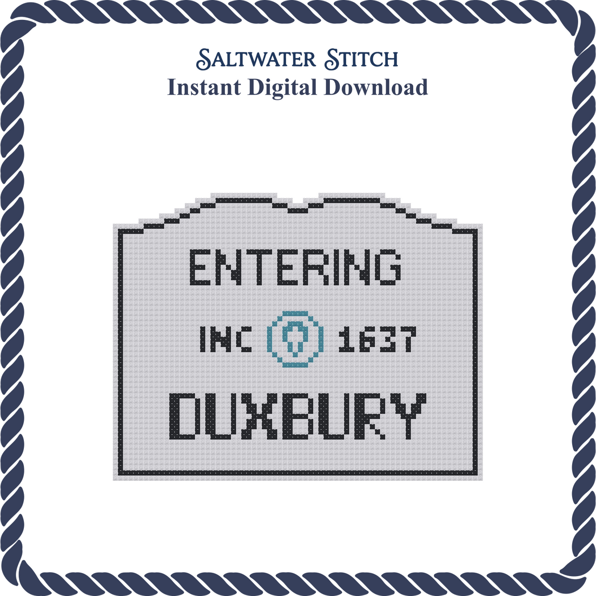 MA Welcome Sign - Duxbury