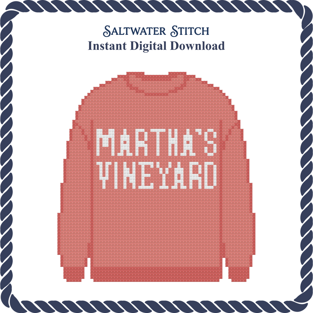 Martha's Vineyard Sweatshirt (Red)