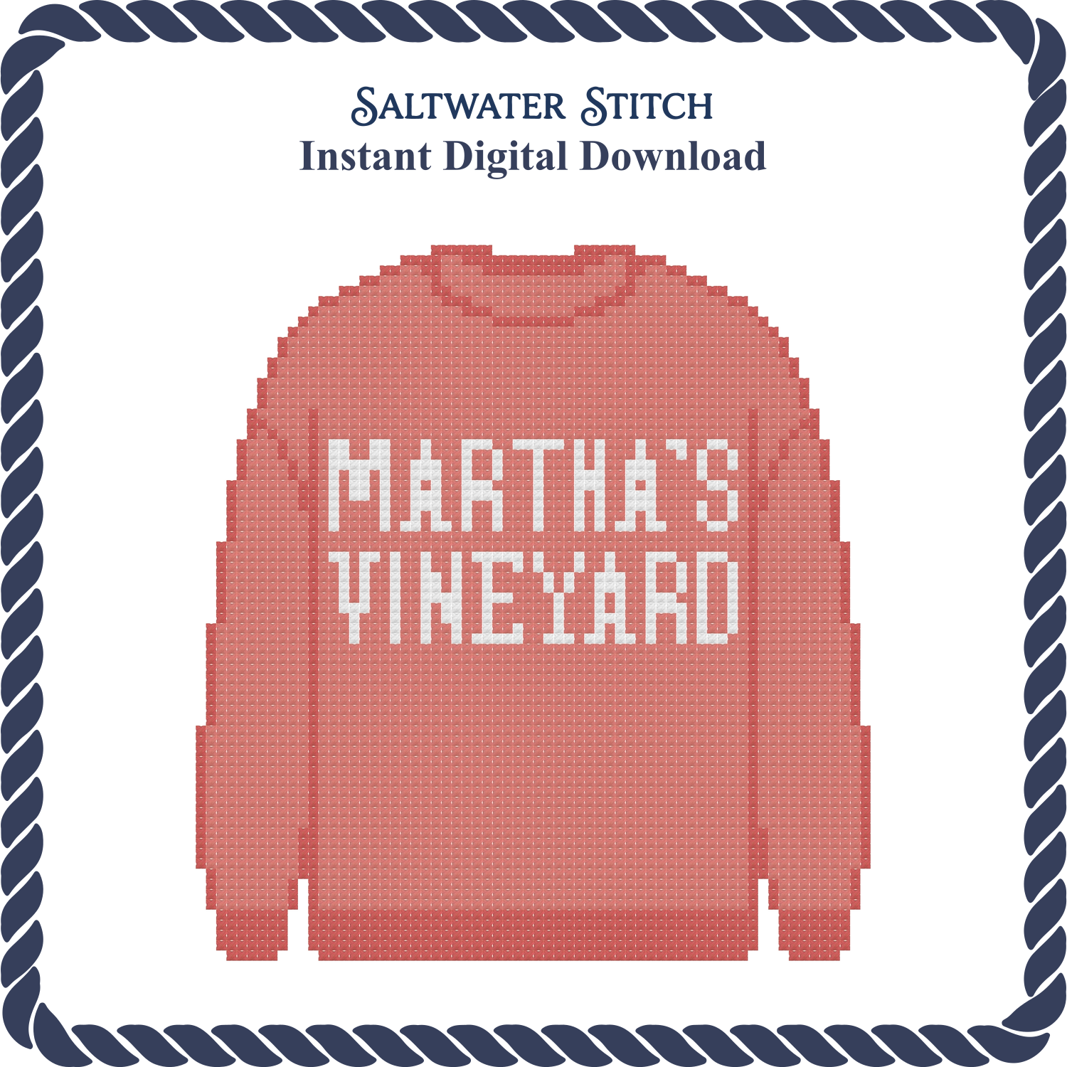 Martha's Vineyard Sweatshirt (Red)