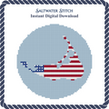 Nantucket Island Ornament
