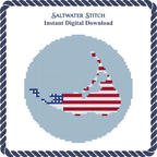Nantucket Island Ornament