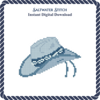 Light Blue Cowboy Hat