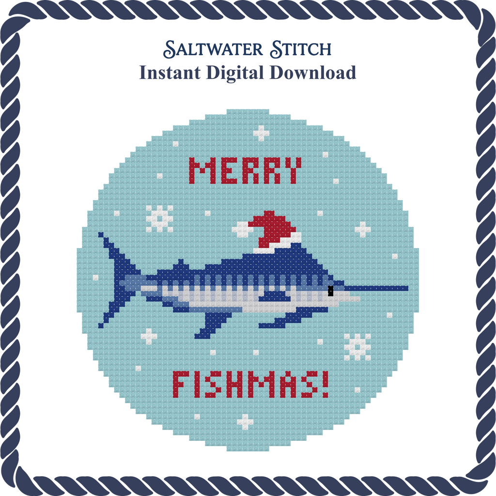 Marlin Christmas Ornament