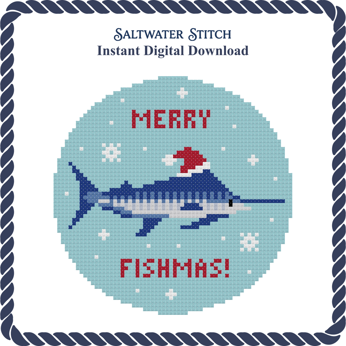 Marlin Christmas Ornament