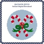 Candy Canes Christmas Ornament