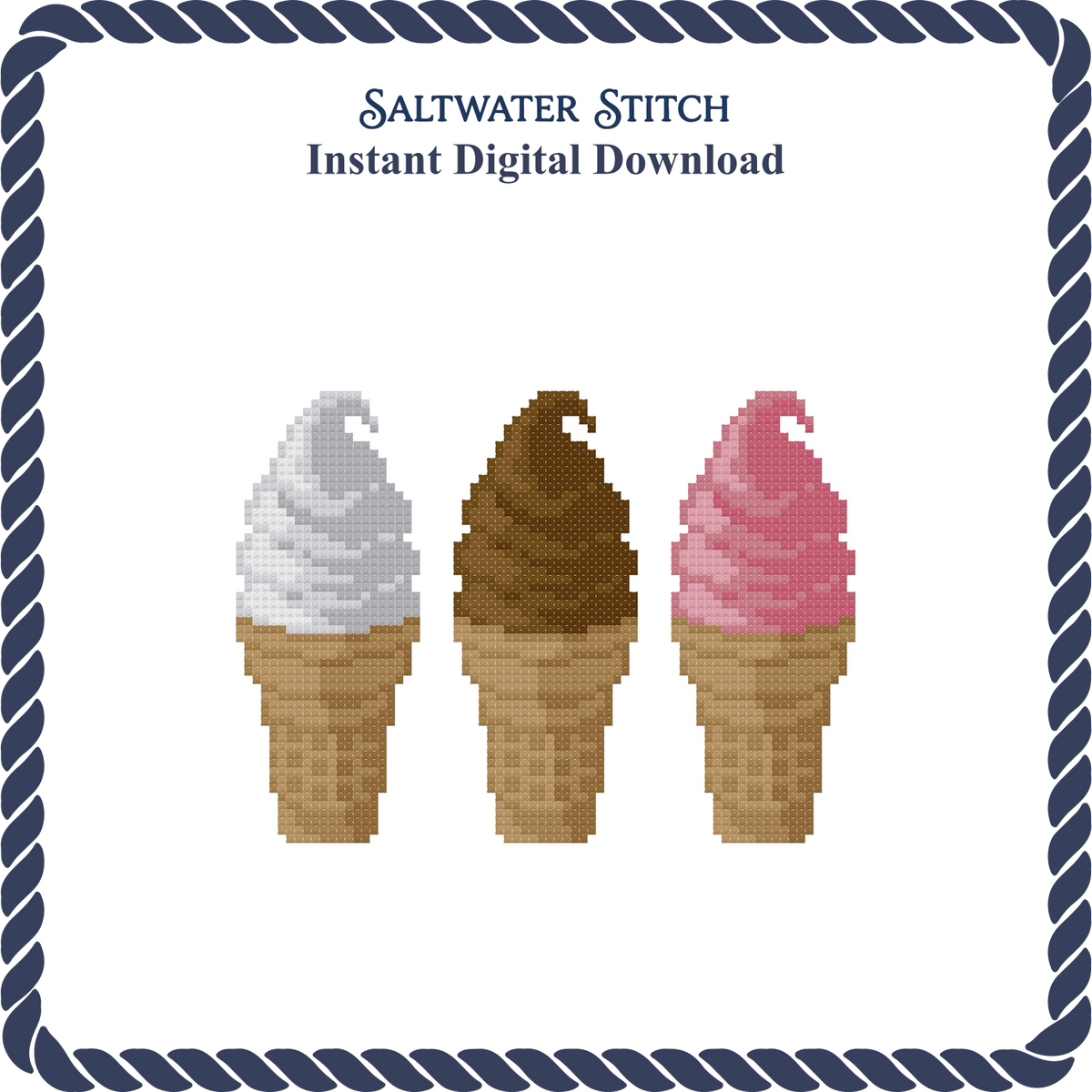 3 Cones Neopolitan