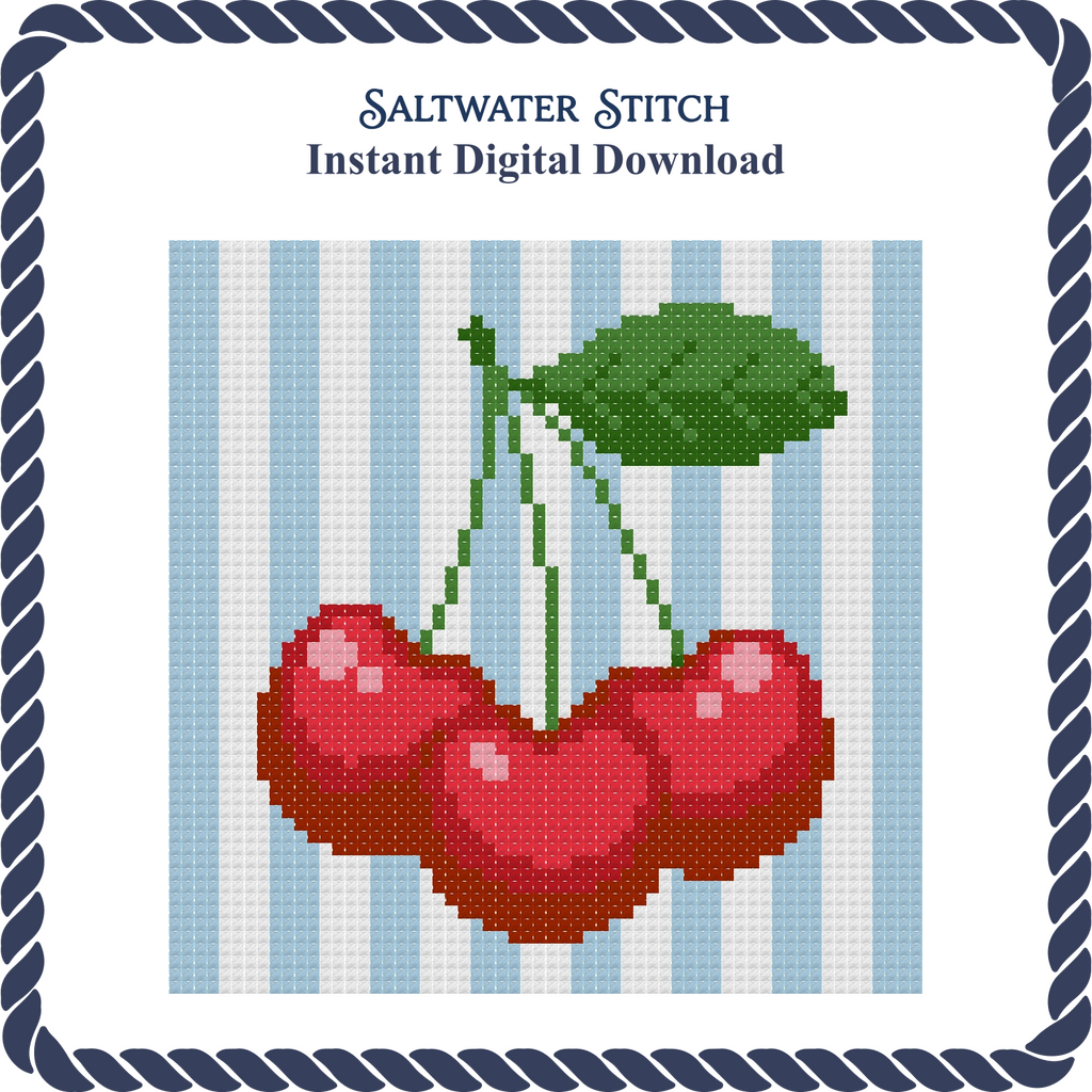 Cherries on Stripes