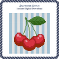 Cherries on Stripes
