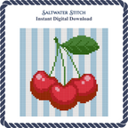 Cherries on Stripes