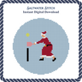 Mrs. Claus Playing Pickleball Ornament