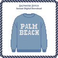 Palm Beach Sweatshirt (Blue)