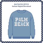 Palm Beach Sweatshirt (Blue)