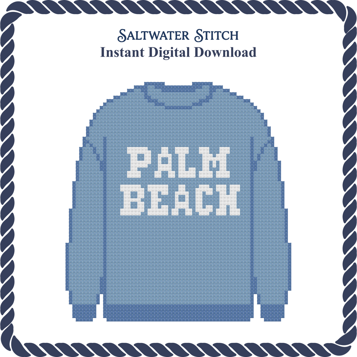 Palm Beach Sweatshirt (Blue)