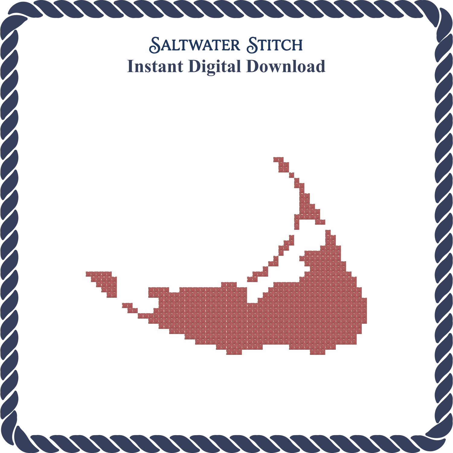 Nantucket Red Outline