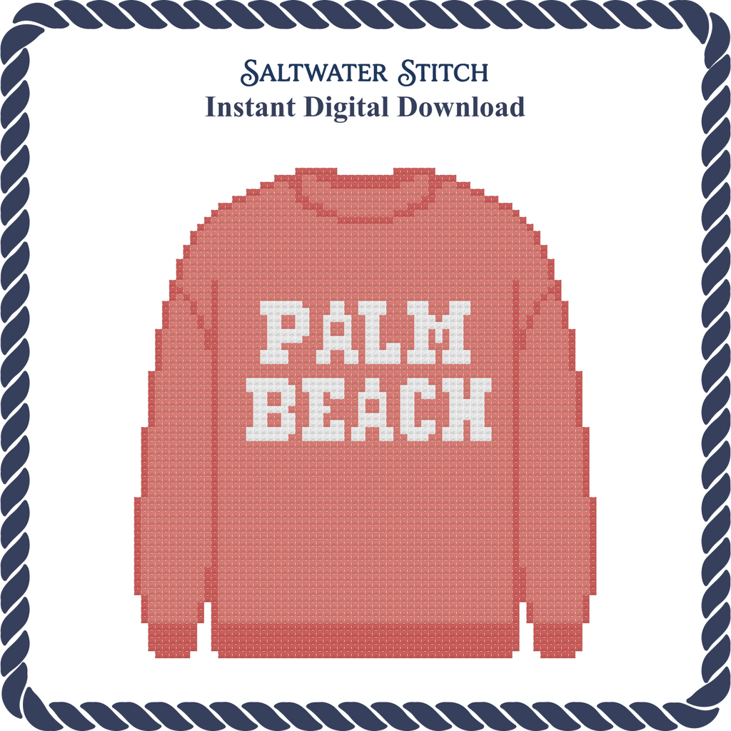 Palm Beach Sweatshirt (Red)