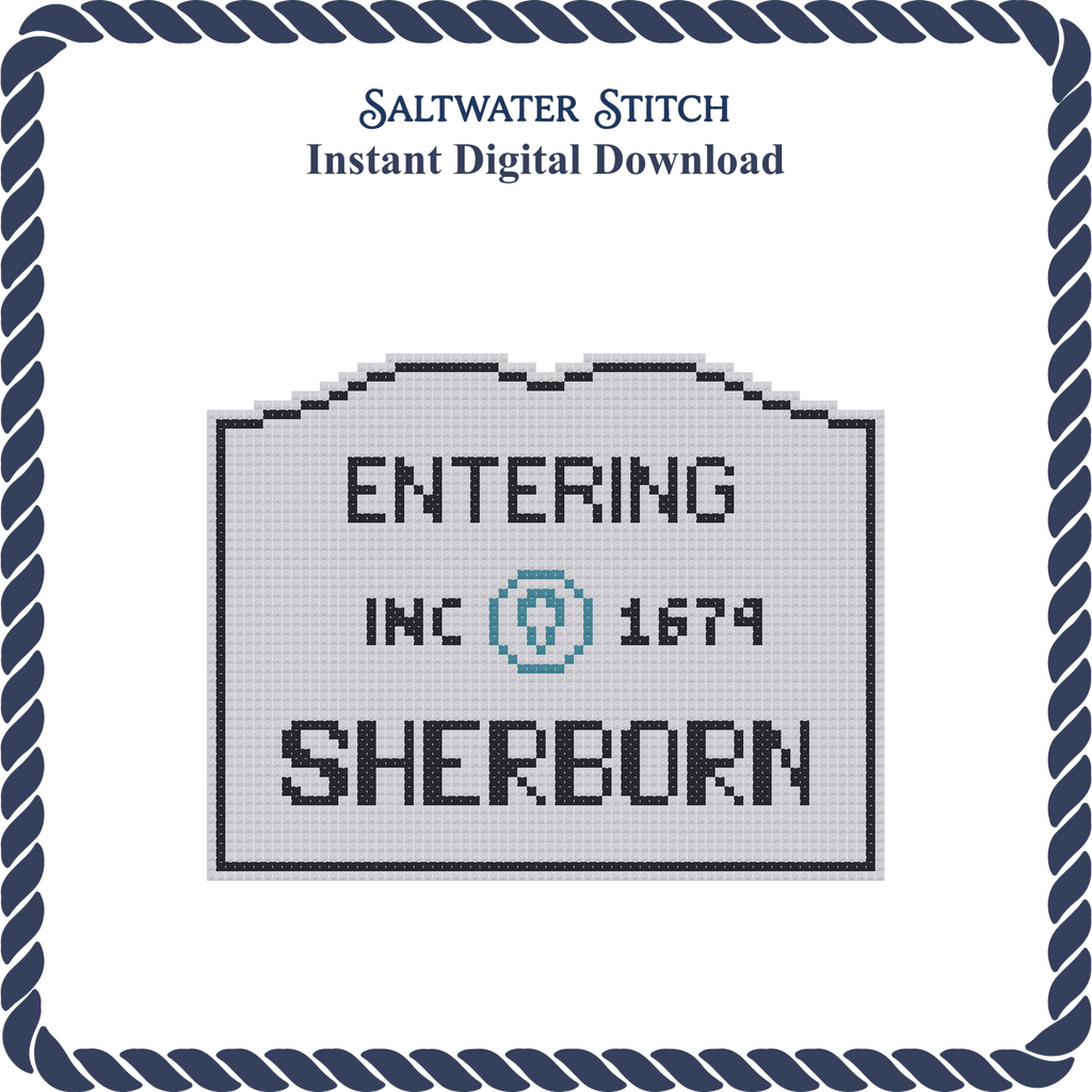 MA Welcome Sign - Sherborn