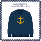 Anchor Sweater (Navy)