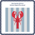 Lobster on Stripes | 13 Mesh