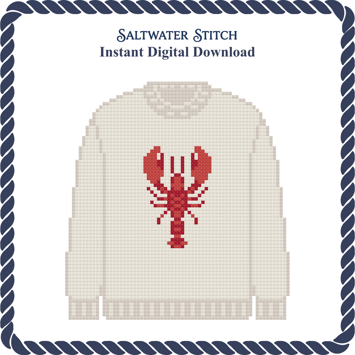 Lobster Sweater (Cream)