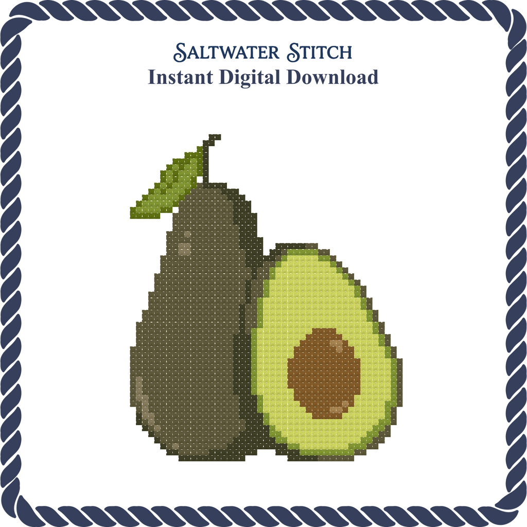 Avocado Cut in Half