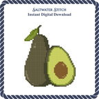 Avocado Cut in Half