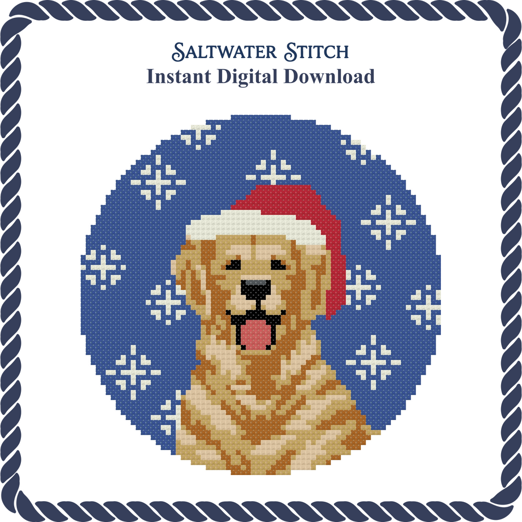 Golden Retriever Christmas Ornament