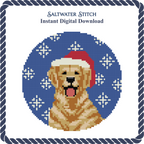 Golden Retriever Christmas Ornament