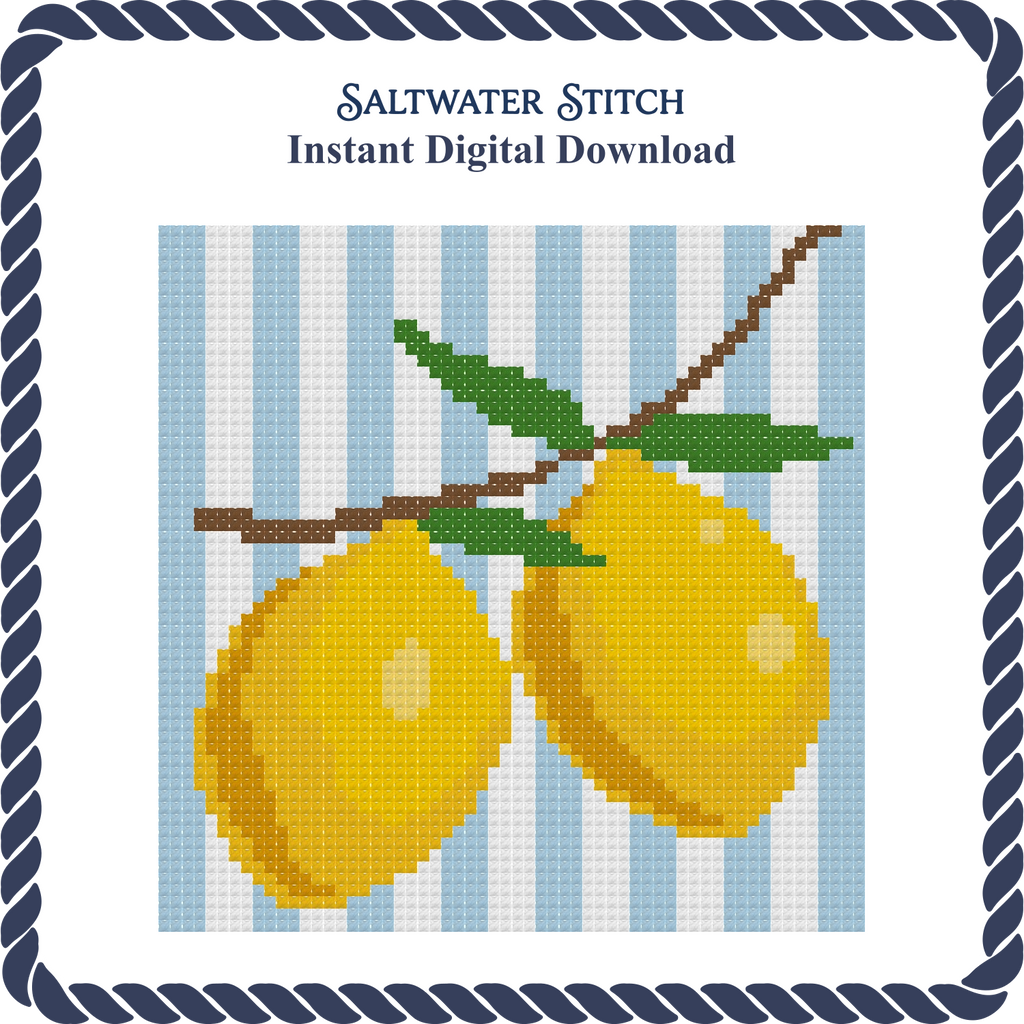 Lemon on Stripes