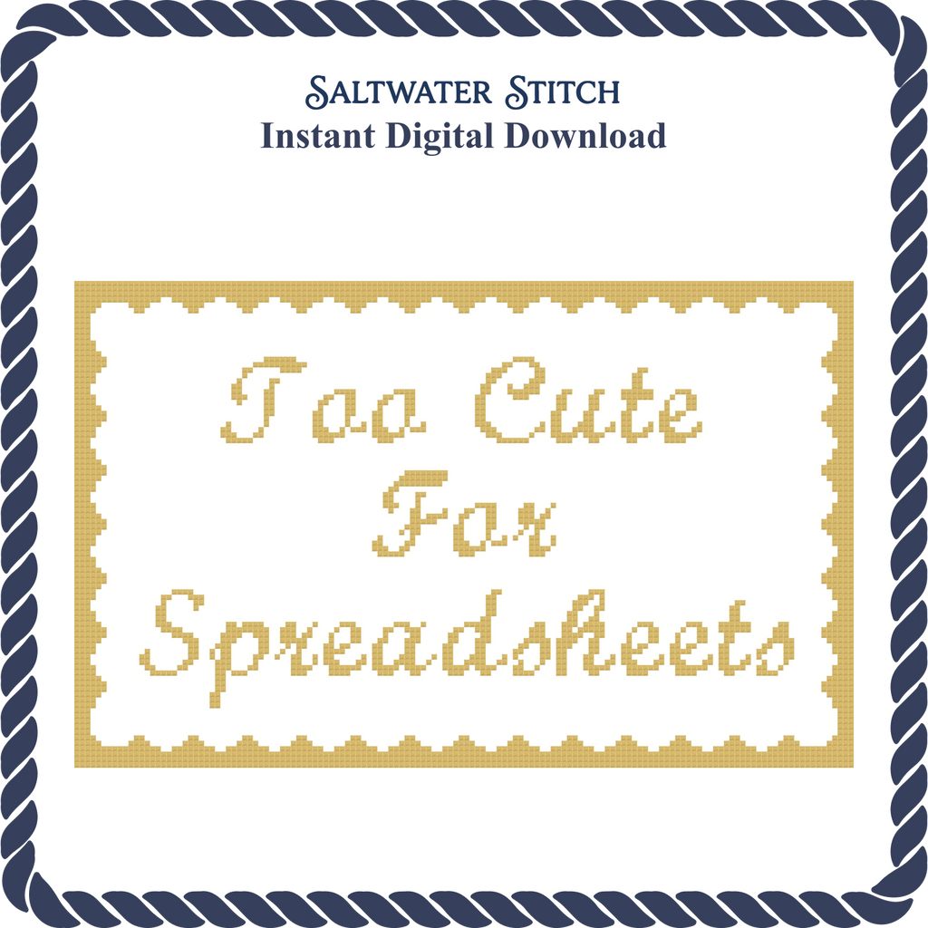 Too Cute For Spreadsheets